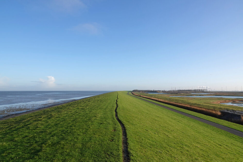 Dijk langs Emmapolder