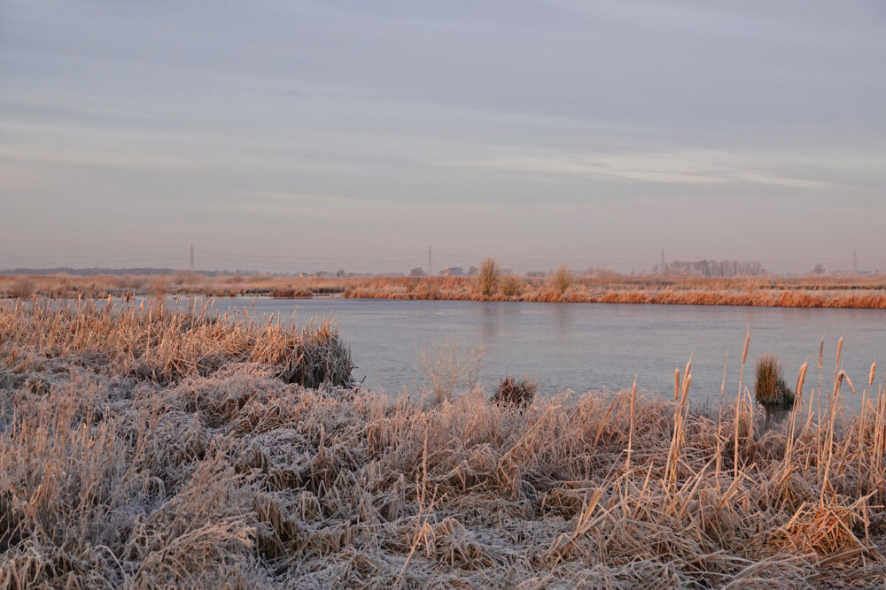 Eelderdiep in de winter (Onlanden)