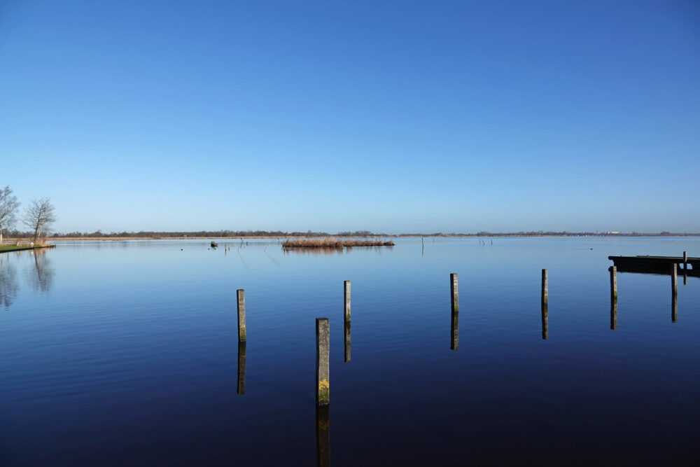 Leekstermeer in de winter (Onlanden)