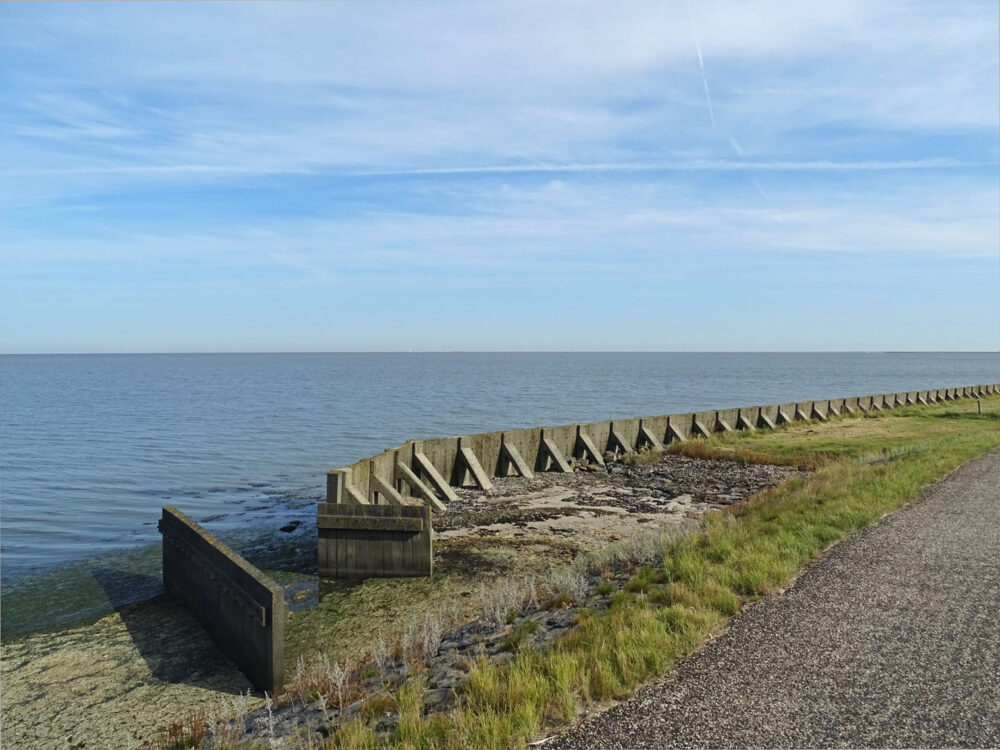 Oude stormkering Wieringen (wad bij Stroe)