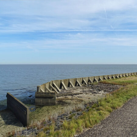 Oude stormkering Wieringen (wad bij Stroe)