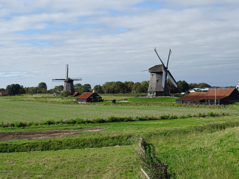 Poldermolens bij Schermerhorn (De Schermer)