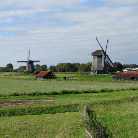 Poldermolens bij Schermerhorn (De Schermer)