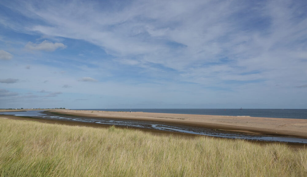Prins Hendrikzanddijk langs wad (Texel)