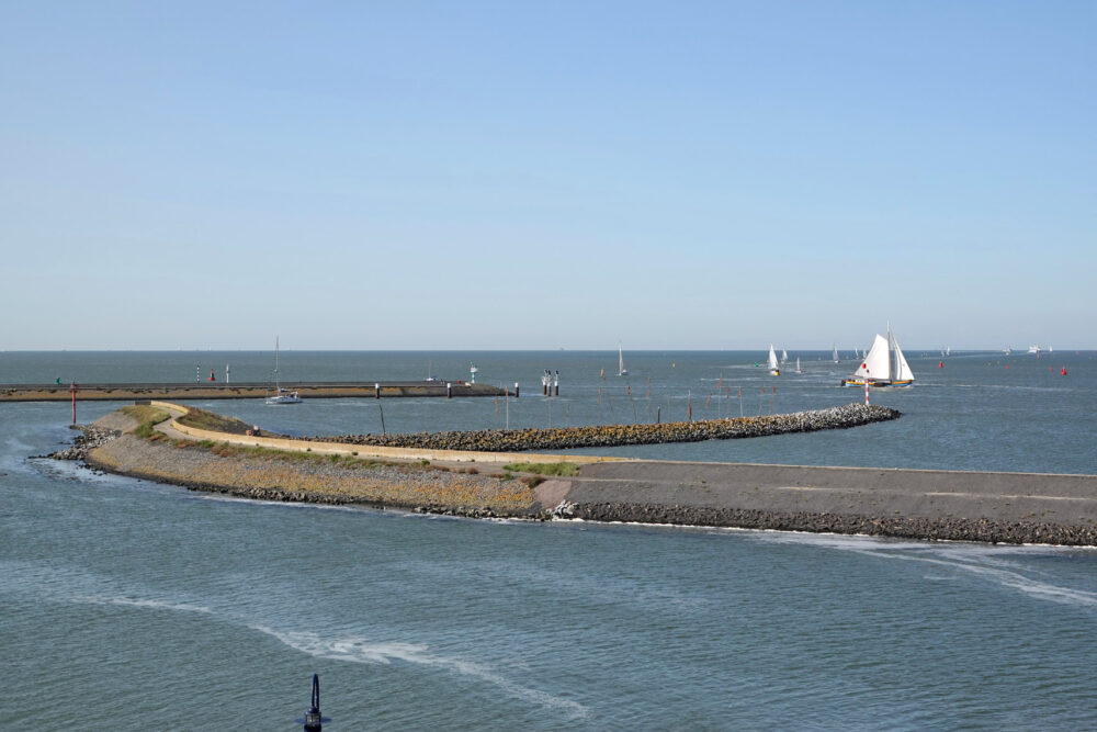 Waddenzee bij Harlingen Haven