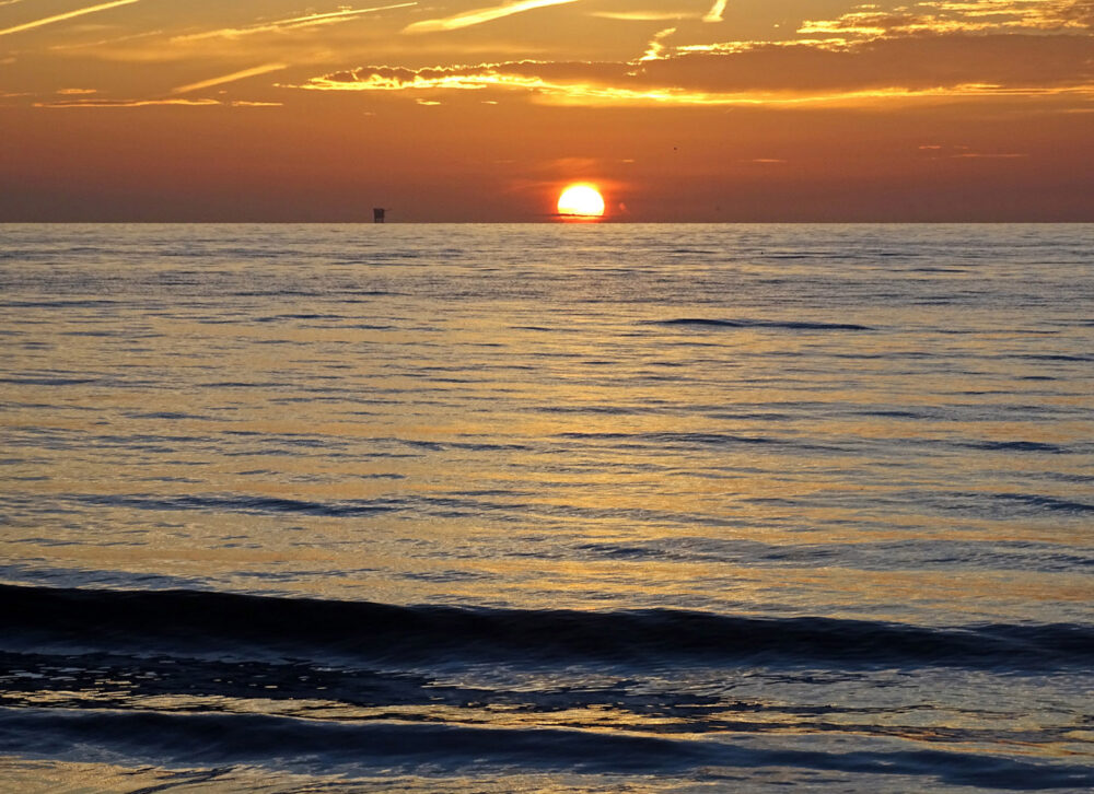 Zonsondergang Meijendel in de zomer