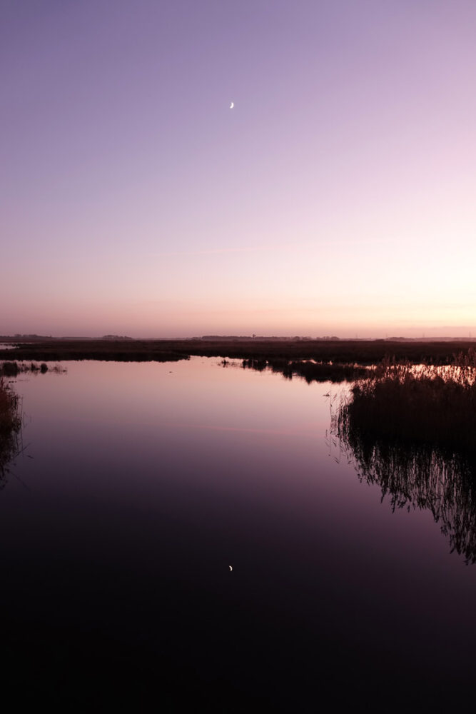 Zonsondergang Onlanden (Eelderdiep)